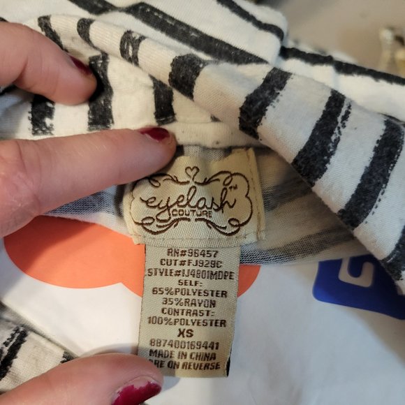 Striped Jersey Button-Down - Picture 3 of 3